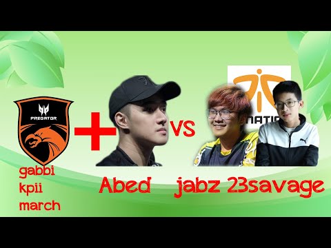 TNC Gabbi, Kpii, March + EG.Abed VS Fntic.Jabz and Savage23.HYPE DOTA ALMOST COMEBACK!