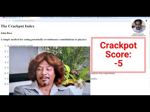 Crackpot Index: Terrence Howard, part 1