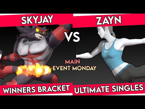 BNB Main Event Mondays 1 - Skyjay (Incineroar) VS Zayn (Wii-Fit-Trainer) Winners Round 3