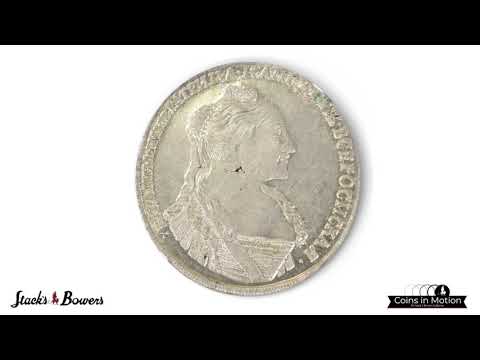 A Mint State Russian Ruble of Anna Presented in Stack's Bowers Galleries January 2022 Auction