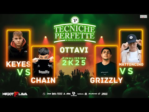 Finalissima Tecniche Perfette 2K25 - Ottavi: KEYES vs CHAIN - GRIZZLY vs MATTONCINO