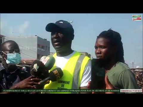 Bignona – opération de déguerpissement sur la rn4 et au marché pour plus de sécurité et de fluidité