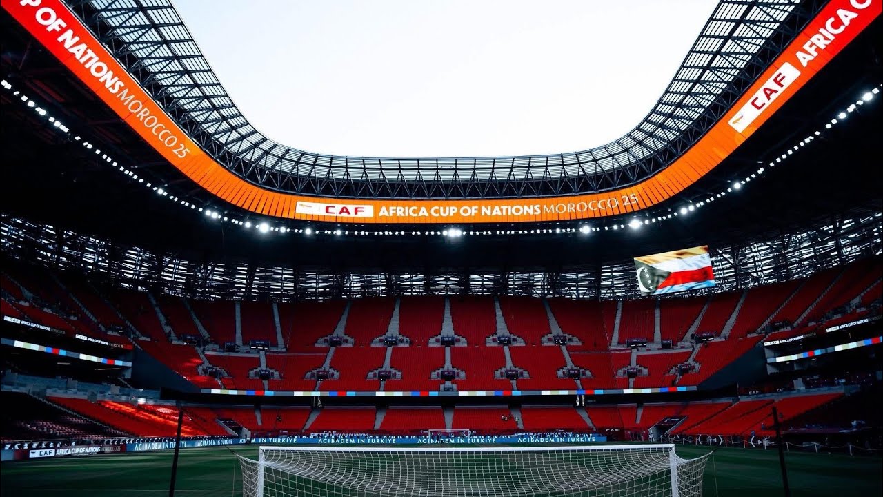Rabat : Stade Moulay Abdellah avant le coup d'envoi de la Coupe d'Afrique des Nations 2025