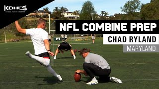 NFL Combine Training // Chad Ryland // Kohl's Kicking Camps