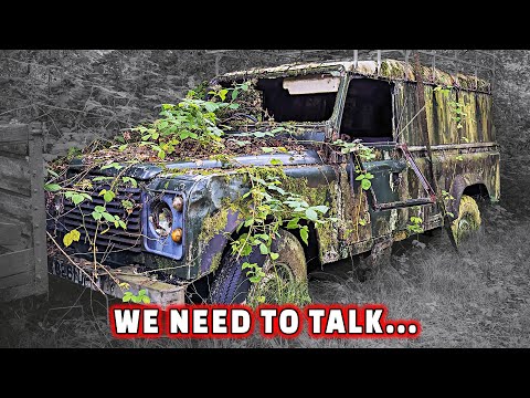ABANDONED Land Rover Defender 110 - VANDALISED After 20 Years Hidden