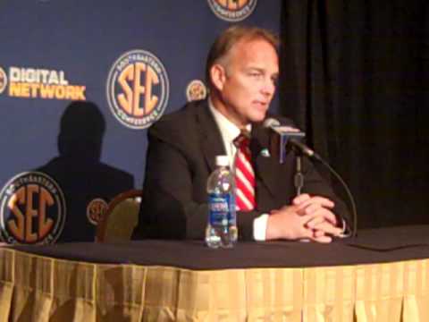 0 Mark Richt Speaks To The Press At The 2011 SEC Media Days