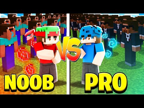 ESERCITO NOOB contro ESERCITO PRO SU MINECRAFT!!