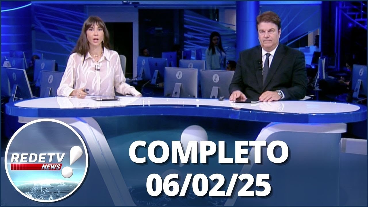 RedeTV News (06/02/25) | Completo