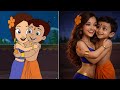 Chhota Bheem Cartoon Character In Real Life Chhota Bheem Cartoon Vs Real Life