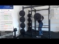 Bajheera - STRONG 435LB SQUAT PR [LIVE ON STREAM] - Natural Power-Building