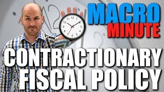 Macro Minute -- Contractionary Fiscal Policy