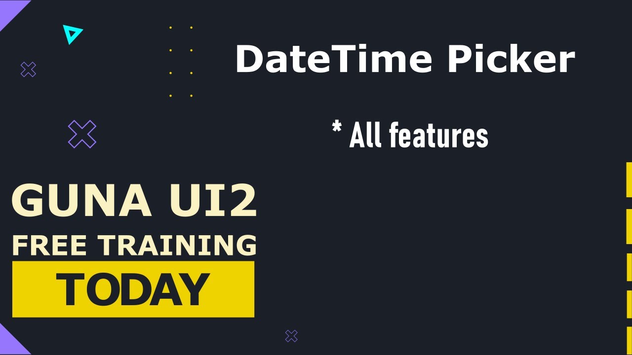 Guna UI2 DateTime Picker Control