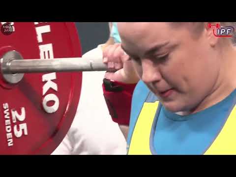 Emelie Leach - 2nd Place 607.5kg Total - 84+kg Class 2021 IPF World Women's Classic