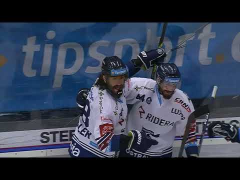 PLAY OFF 2023: Vítkovice - Kometa 1:0, vítězný gól Petera Muellera