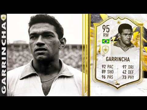95 ICON MOMENTS GARRINCHA PLAYER REVIEW ⭐ FIFA 22 ULTIMATE TEAM