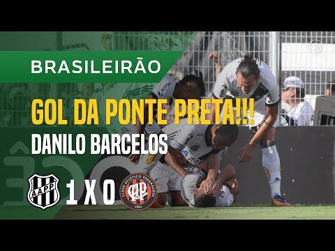 GOL (D. BARCELOS) - PONTE PRETA X ATLÉTICO-PR - 15/11 - BRASILEIRÃO 2017