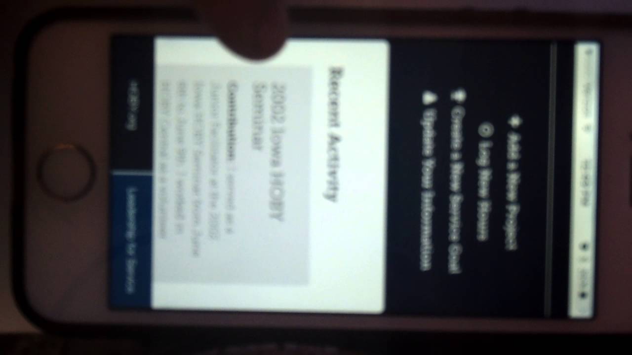 Part I HOBY App Test Sburke