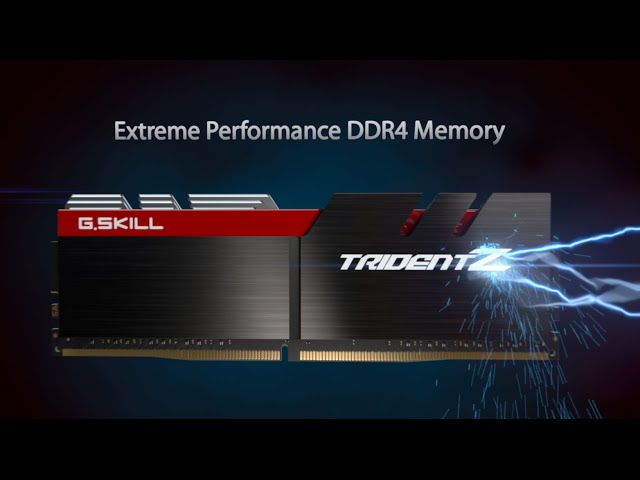 Video teaser per G.SKILL Trident Z DDR4 Memory