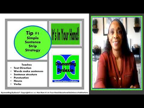 Dysmantling Dyslexia  Simple Strategies Video 2021