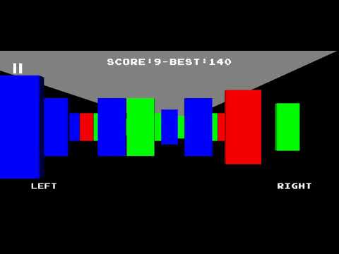 RGB Runner - Retro Arcade Game Video