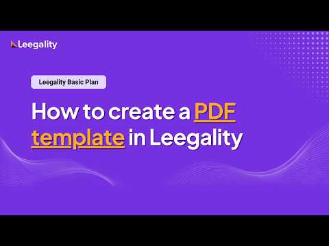 How To Create Reusable Pdf Templates On Leegality Leegality Basic Plan