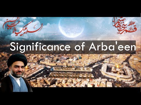 Significance of Arbaeen | Maulana Syed Ali Raza Rizvi