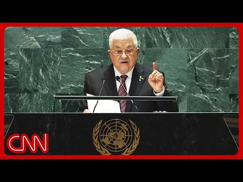 Live: Palestinian President Mahmoud Abbas addresses UN General Assembly