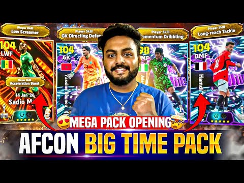CAN WE GET 104 BIG TIME MANE?🤯🔥 | NEW AFCON SHOWTIME PACK❗️I AM OFFICIALLY BREAKING UP WITH KONAMI🤡💯