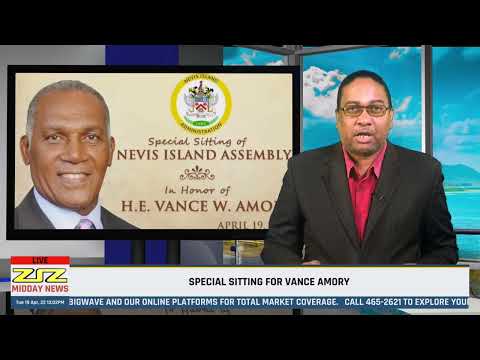 Special Sitting for H.E. Vance Amory April 19, 2022