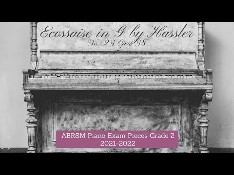 Ecossaise in G by Hassler (No. 23, Opus 38)
