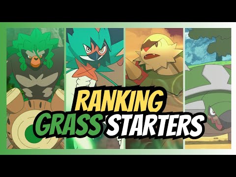 Ranking EVERY Grass Starter Pokemon from Worst to Best!  (Gen 1 to Gen 9) #pokemon