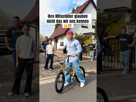 Wie werden jetzt ihre Mitschüler reagieren? 🤔😄 #kufu meets #bmx