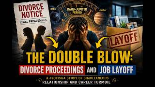 When Karma Strikes Two Fronts: A Jyotisha Study of Simultaneous Relationship and Career Turmoil