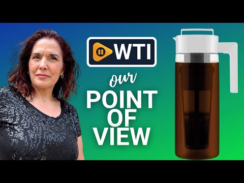 Takeya Patented Deluxe Cold Brew Iced Coffee Maker with White Lid Pitcher - WTI product video review