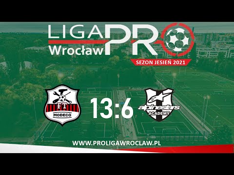 Modeco FT  - Alpine Stars Academy 13:6, Sezon Jesień 2021, Liga PRO Wrocław, 14.09.2021