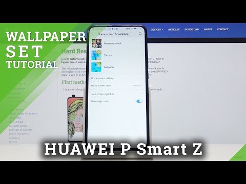 How to Change Wallpaper in HUAWEI P Smart Z – Wallpaper Update