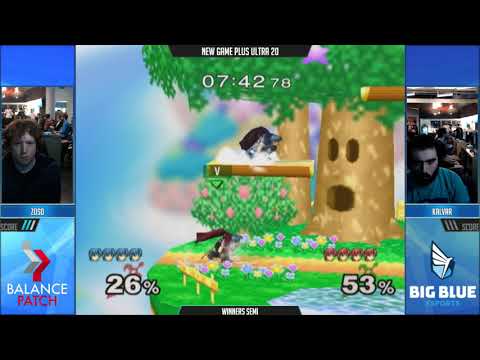 NGPU 20 SSBM - Zoso (Default Marth) vs. Kalvar (Red Marth) - Melee WSF