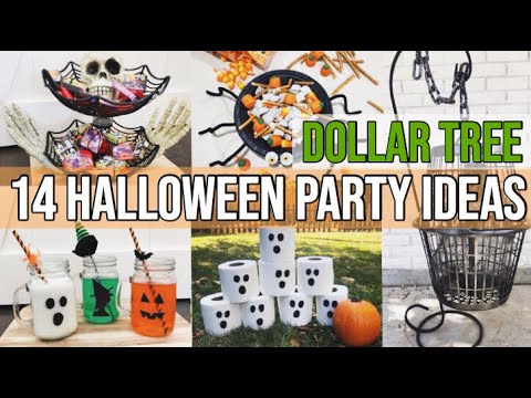 🎃14 DOLLAR TREE HALLOWEEN PARTY IDEAS