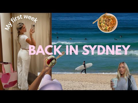 BACK IN SYD: new job, favorite food spots, shopping haul & more || Sabrina