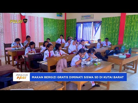 MAKAN BERGIZI GRATIS DIMINATI SISWA SEKOLAH DASAR DI KUTAI BARAT