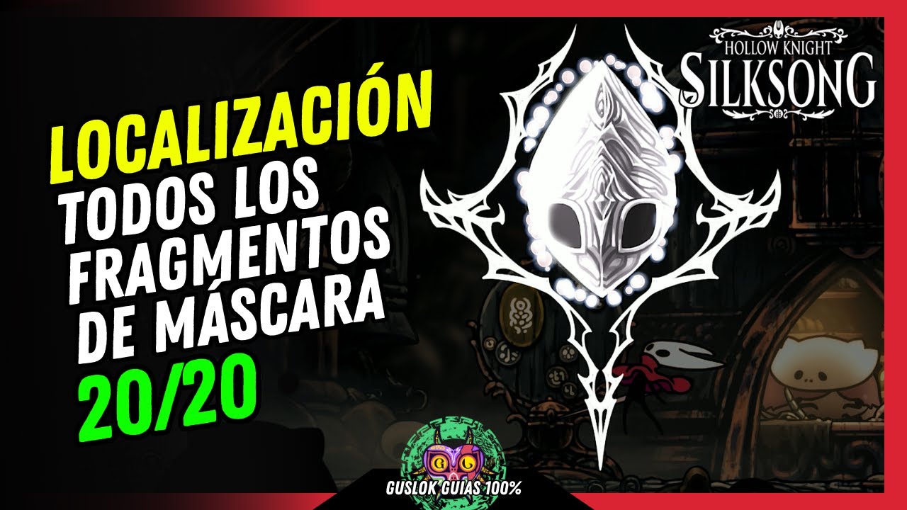 UBICACIÓN de TODOS los FRAGMENTOS DE MÁSCARA | GUÍA 100% | 💯Hollow Knight: Silksong🏆 UBICACIÓN de TODOS los FRAGMENTOS DE MÁSCARA | GUÍA 100% | 💯Hollow Knight: Silksong🏆