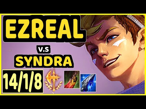 LUSKKA (EZREAL) vs SYNDRA - 14/1/8 KDA BOTTOM ADC CHALLENGER GAMEPLAY - BR
