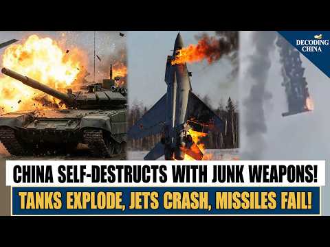 China’s Junk Weapons Fail Hard in Battle: Drones Crash, Tanks Explode!