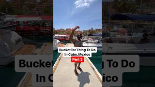 Would you rent a private boat in Cabo? 🚤🏖️ #cabo #mexico #travel