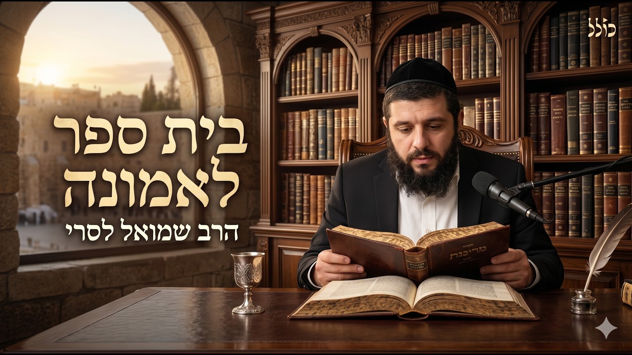 הרב שמואל לסרי בונים את בית המקדש