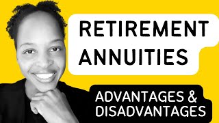 Retirement annuities pros and cons | South Africa
