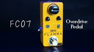 Video thumbnail for FLAMMA FC07 overdrive pedal offical demo#1 by Flamma Innovation