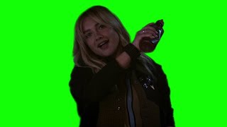 Yelena Belova "hi" green screen