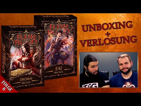 Flesh and Blood deutsch | Uprising Blitz Decks Opening Fai & Dromai | Trader | Unboxing Review 2022