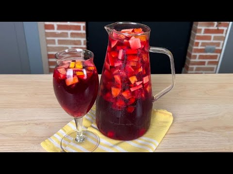 SANGRIA: la ricetta spagnola del DRINK FRESCO E SAPORITO 🍷🪇